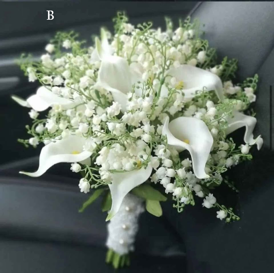 Faux Bridal Bouquets - Five styles
