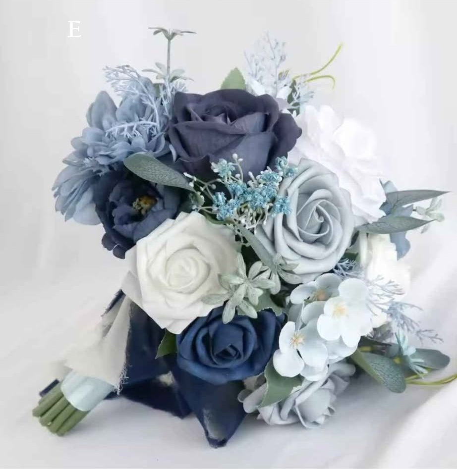 Faux Bridal Bouquets - Five styles