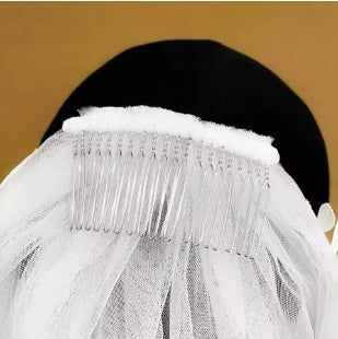 Simple 118 inch Cathedral Veil with Comb - White or Ivory, 1, 2 or 3 layers