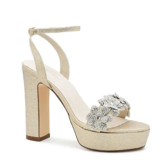 Lily Pewter or Champagne Sparkle Platform Shoes