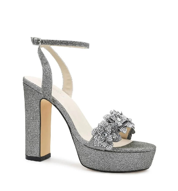 Lily Pewter or Champagne Sparkle Platform Shoes