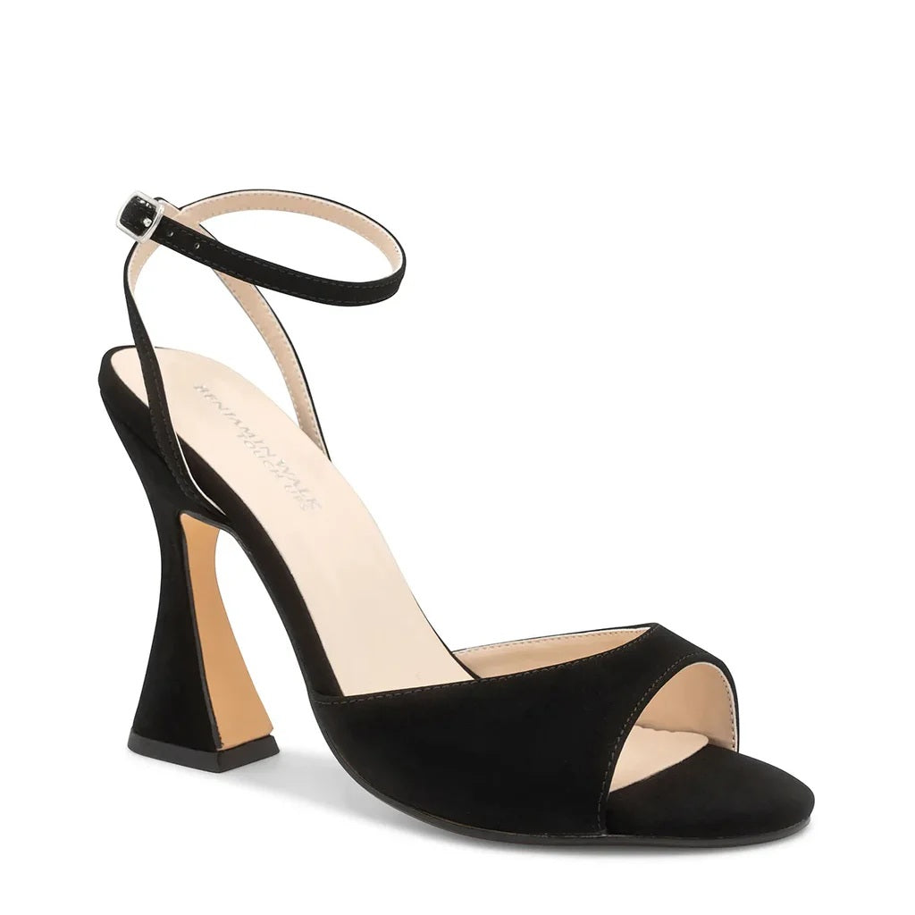 Quinn from Touch Ups Dress Sandals - Black Lamy, Silver PU and Champagne PU