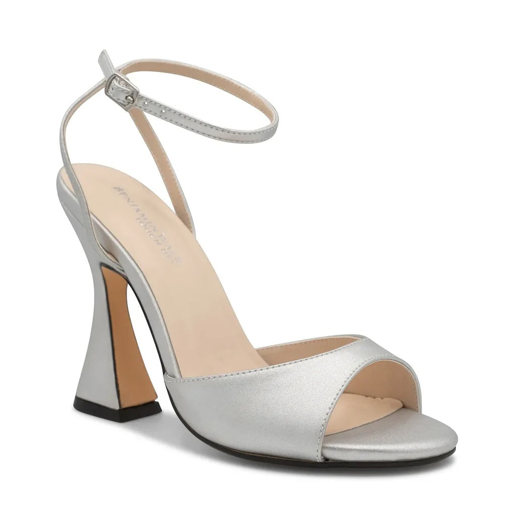 Quinn from Touch Ups Dress Sandals - Black Lamy, Silver PU and Champagne PU